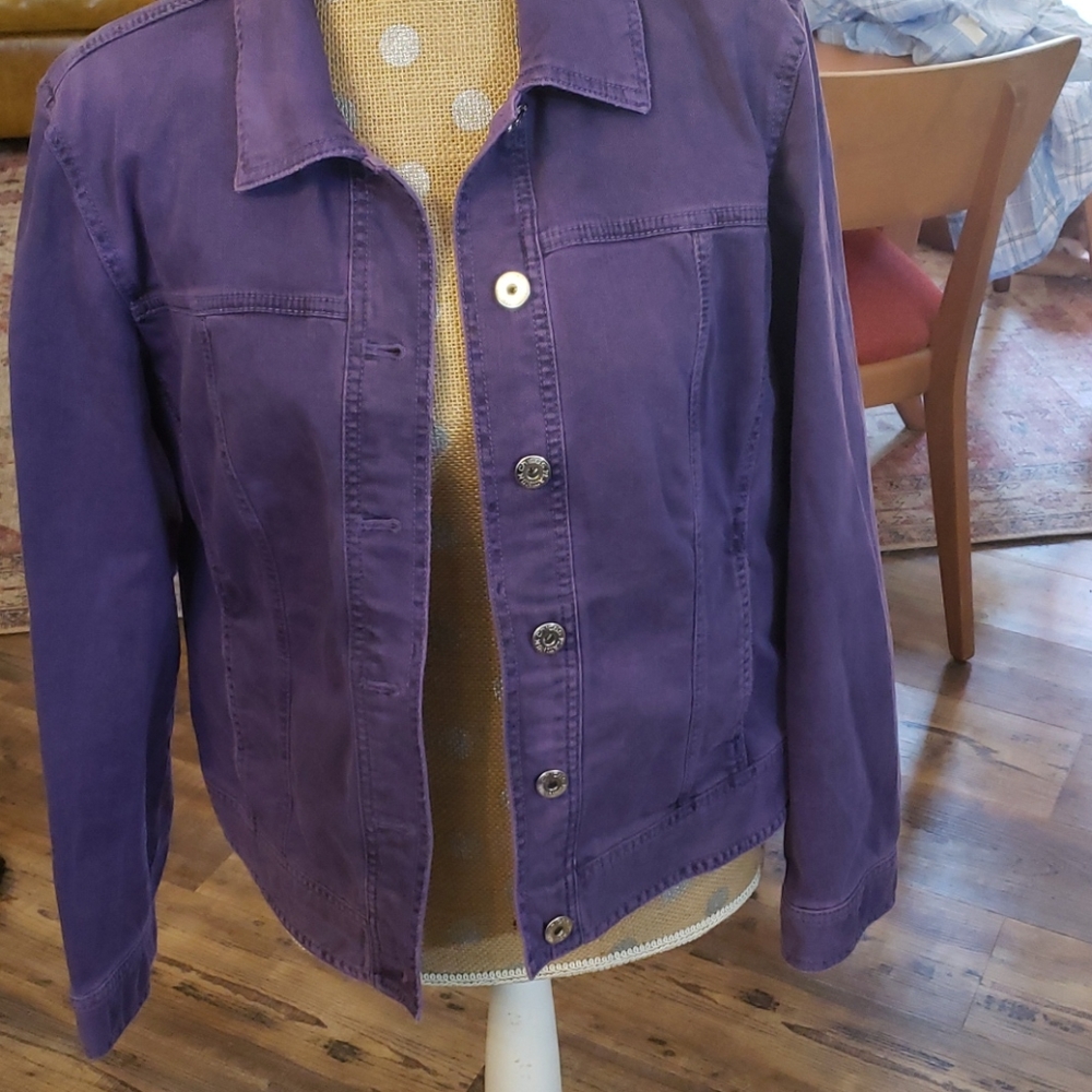 Purple chicos denim jacket